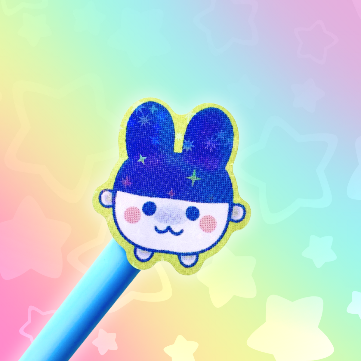 Tamagotchi 6"x4"Vinyl  Holographic Sticker Sheet
