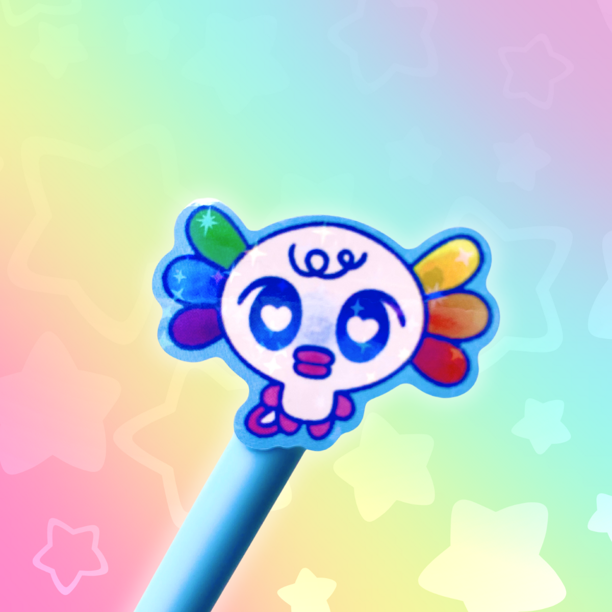 Tamagotchi 6"x4"Vinyl  Holographic Sticker Sheet