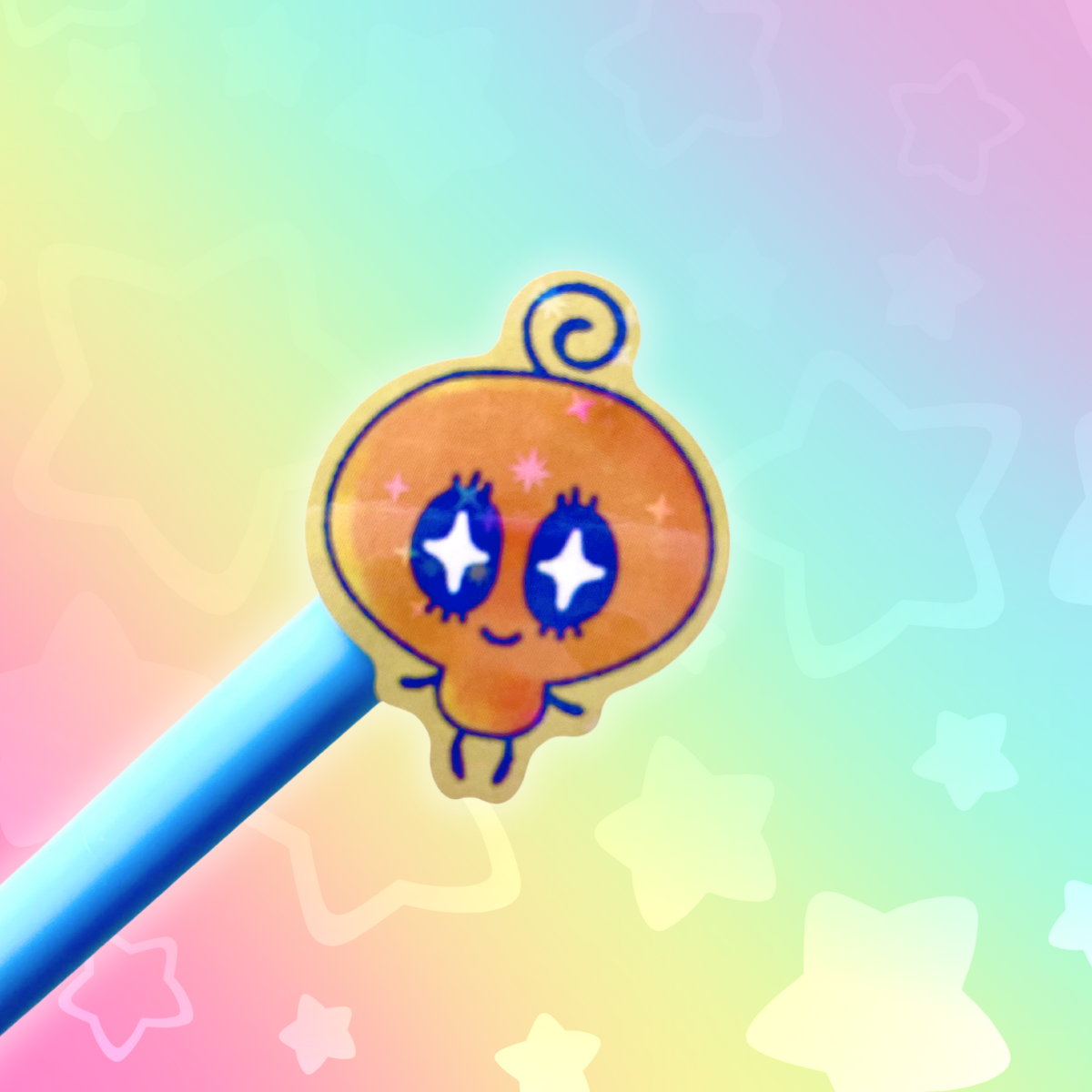 Tamagotchi 6"x4"Vinyl  Holographic Sticker Sheet