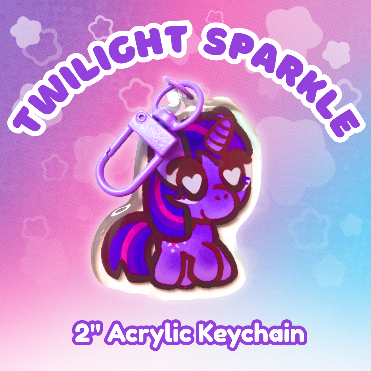 MLP Twilight 2" Acrylic Keychain