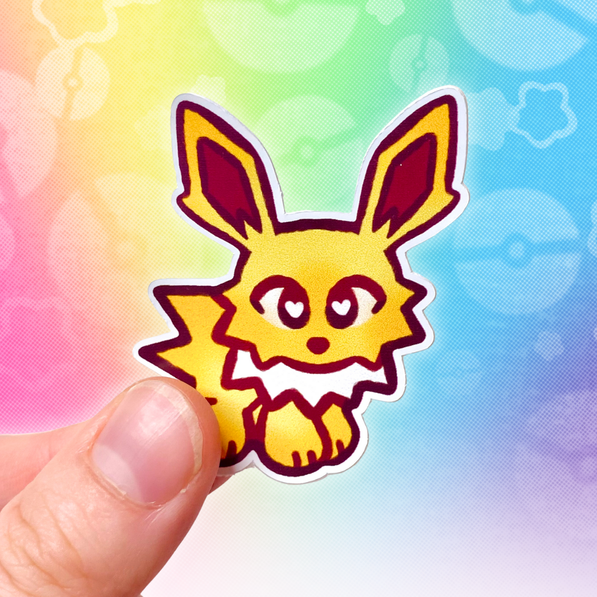 PKMN Jolteon 2" Glossy Vinyl Sticker