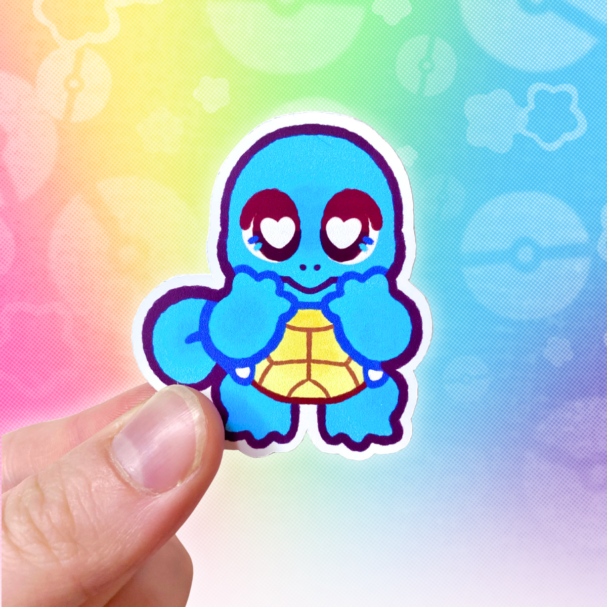 PKMN Squirtle 2' Glossy Vinyl Sticker