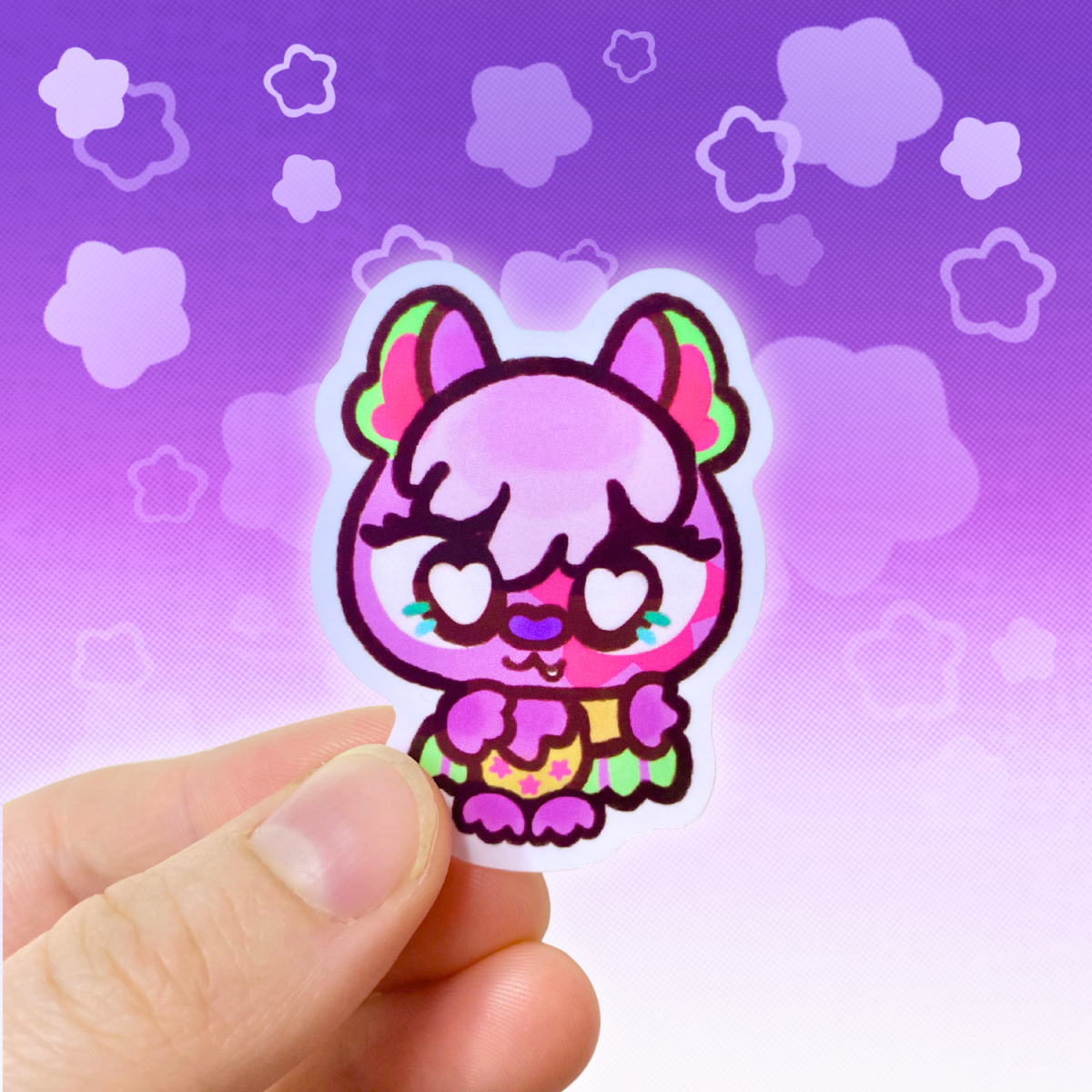 LPS Pastel Bat Glossy 2"Vinyl Sticker