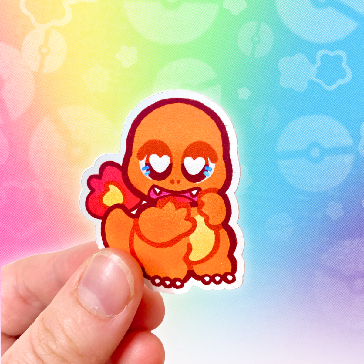 PKMN Charmander 2" Glossy Vinyl Sticker