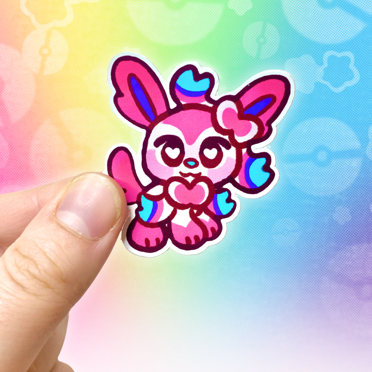 PKMN Slyveon 2" Glossy Vinyl Sticker