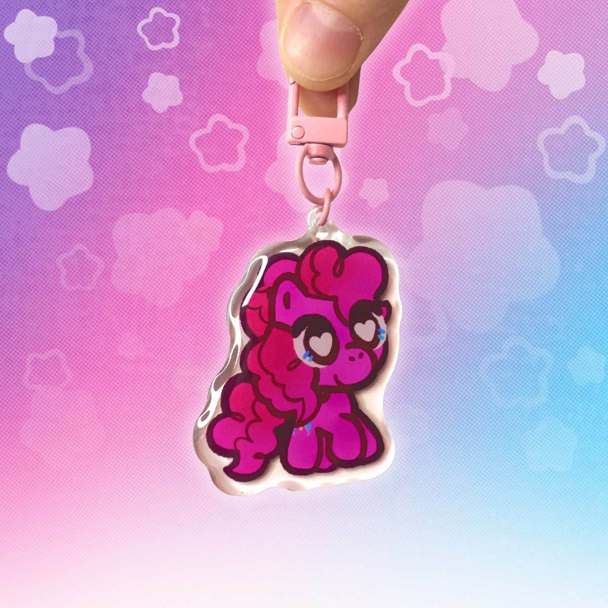 MLP Pinkie Pie 2" Acrylic Keychain