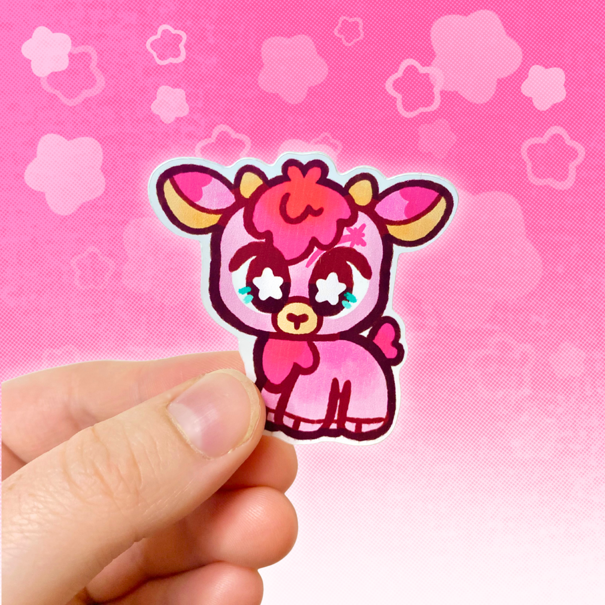 LPS Pink Goat Glossy 2" Vinyl Sticker