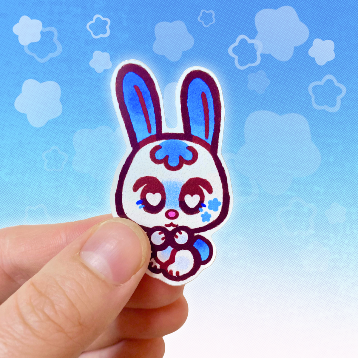 LPS Snow Bunny 2" Glossy Vinyl Sticker