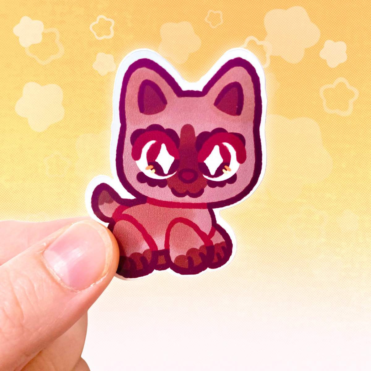 LPS Grey Shepherd 2" Glossy Vinyl Sticker