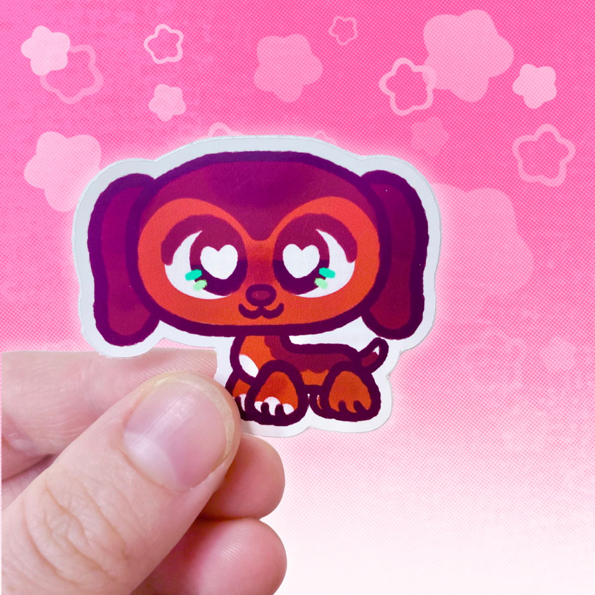 LPS Popular  Dachshund 2" Glossy Vinyl Sticker