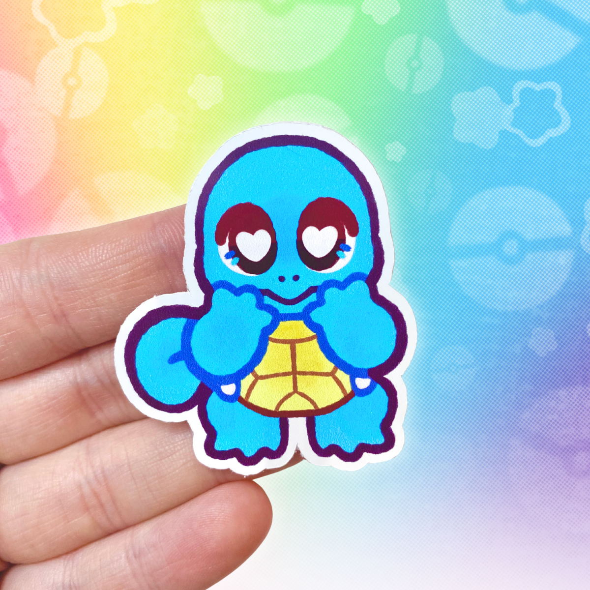 PKMN Squirtle 2' Glossy Vinyl Sticker