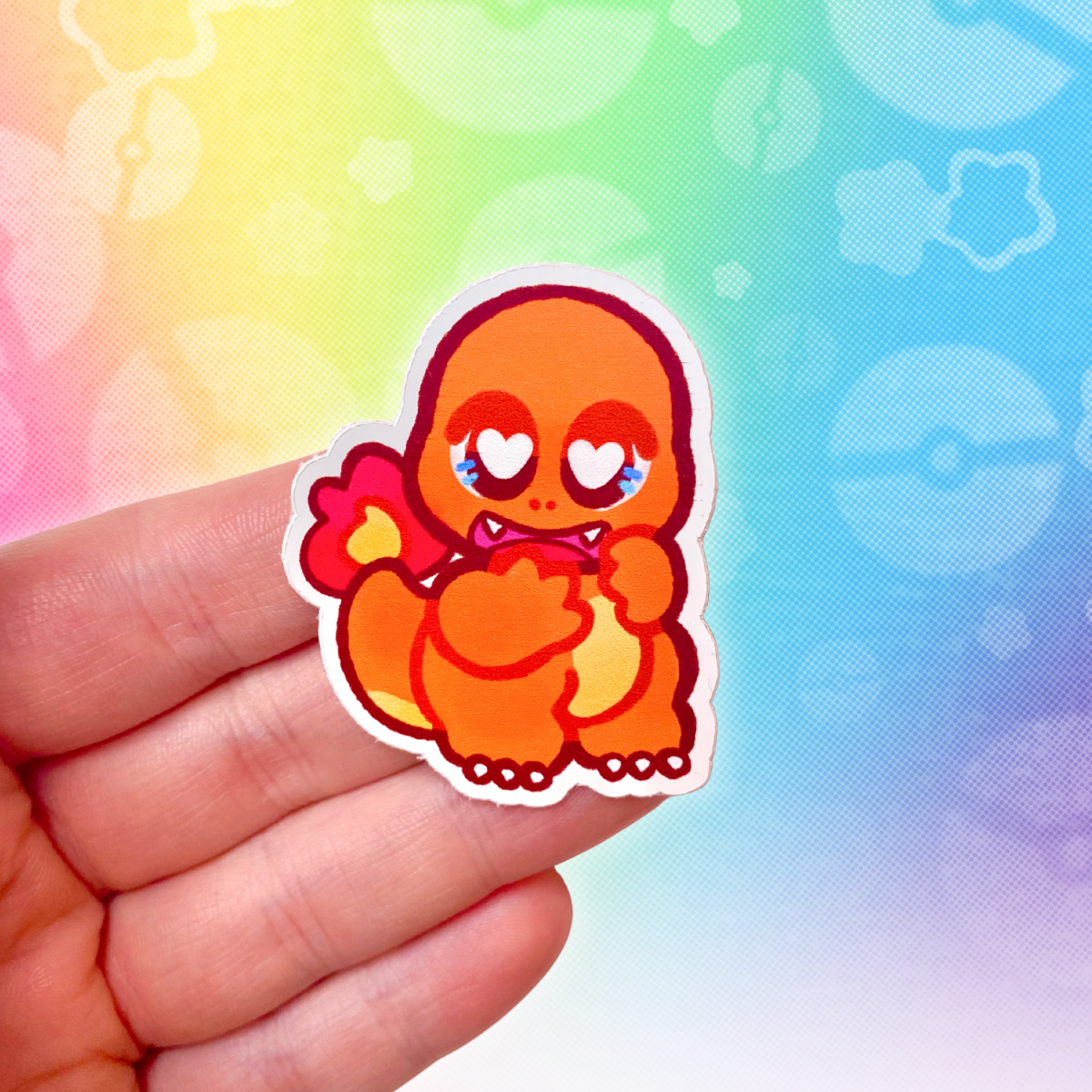 PKMN Charmander 2" Glossy Vinyl Sticker