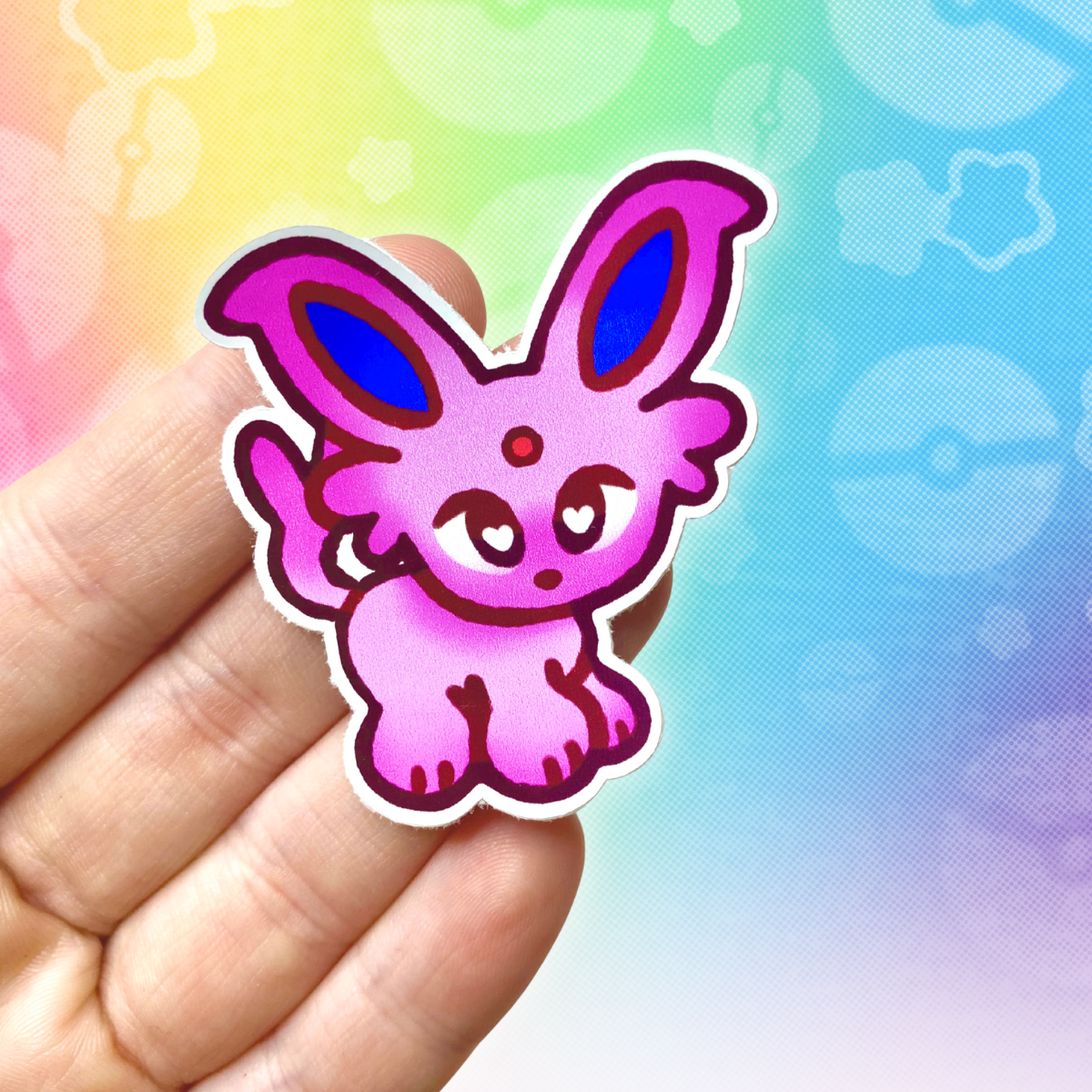 PKMN Espeon 2" Glossy Vinyl Sticker