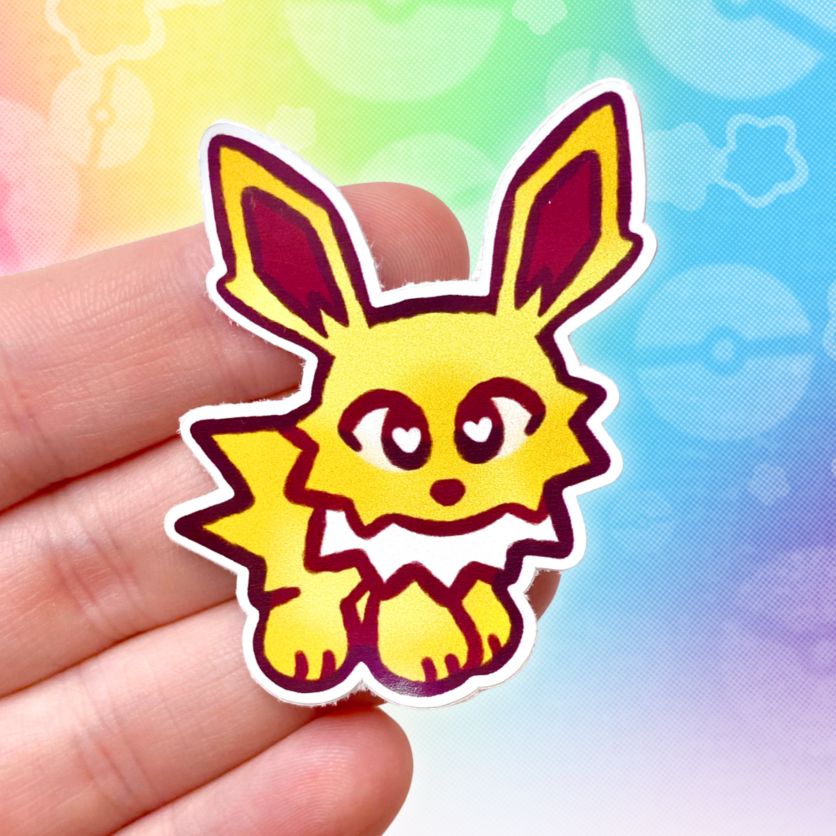 PKMN Jolteon 2" Glossy Vinyl Sticker