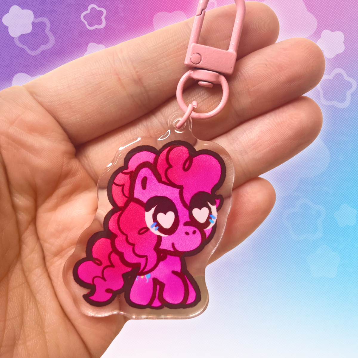 MLP Pinkie Pie 2" Acrylic Keychain