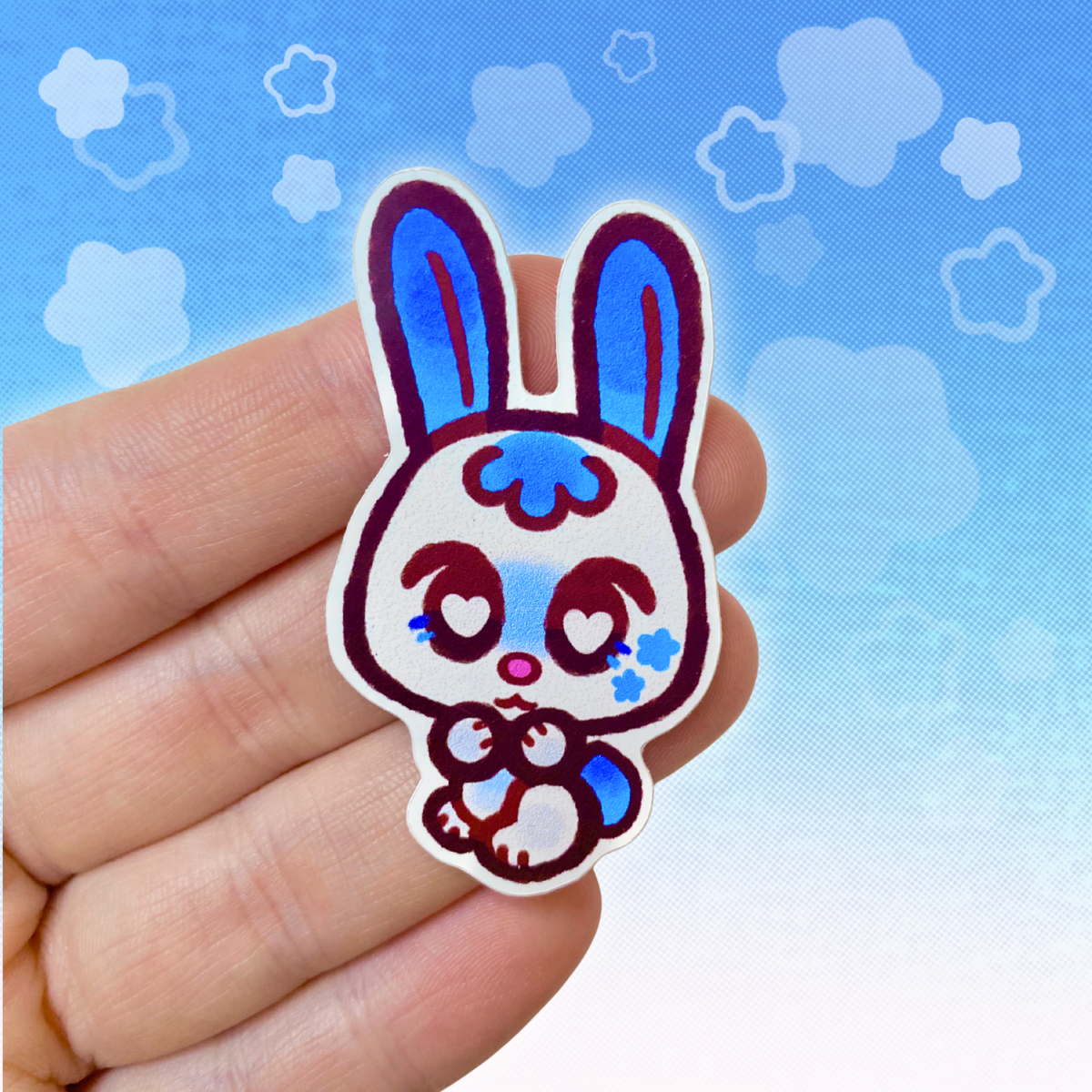 LPS Snow Bunny 2" Glossy Vinyl Sticker