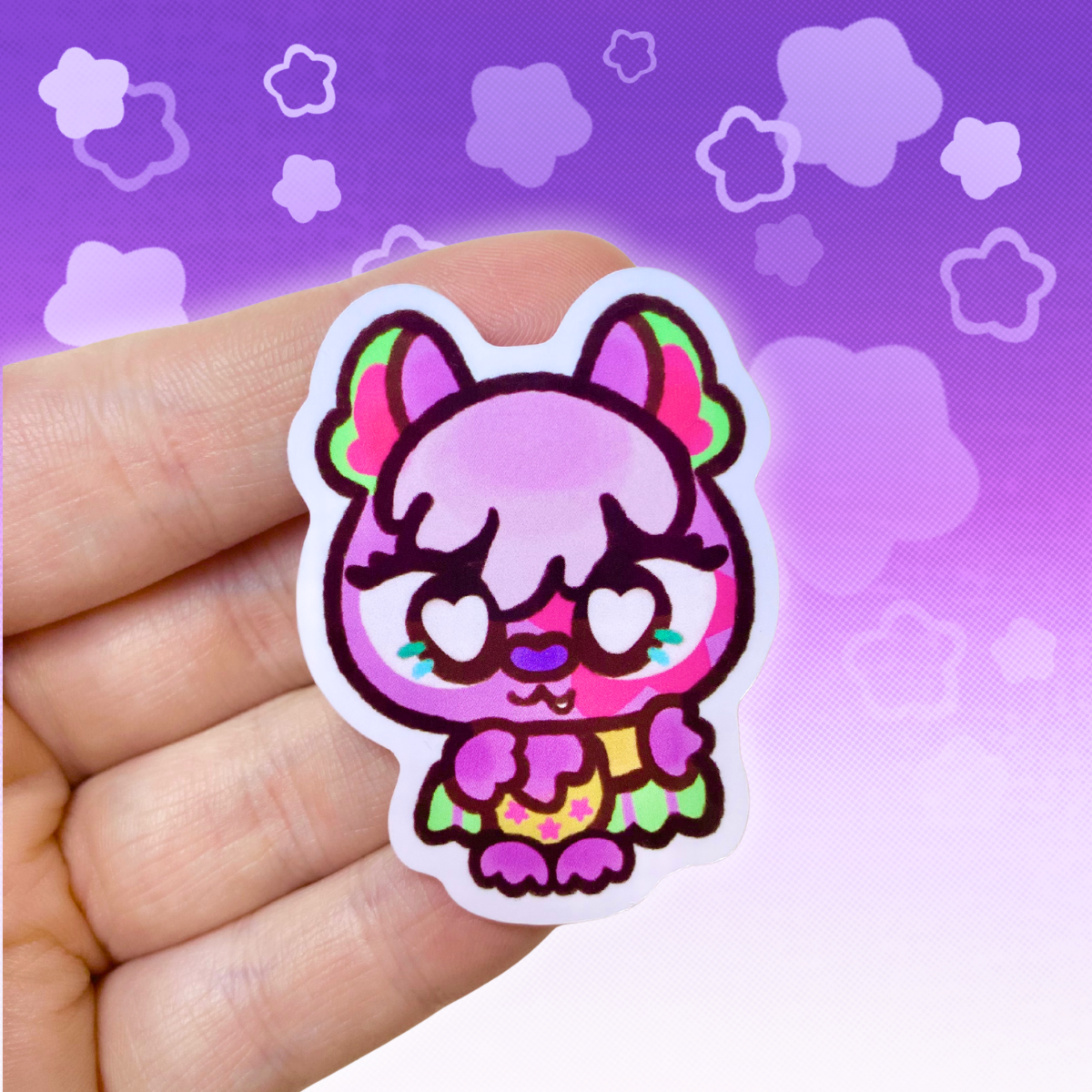LPS Pastel Bat Glossy 2"Vinyl Sticker