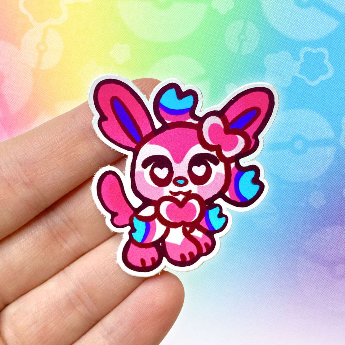 PKMN Slyveon 2" Glossy Vinyl Sticker