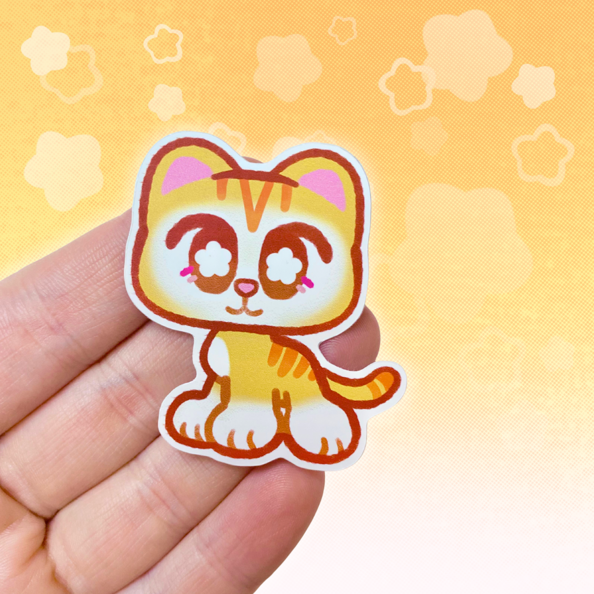 LPS Ginger Shorthair 2" Glossy Vinyl Sticker