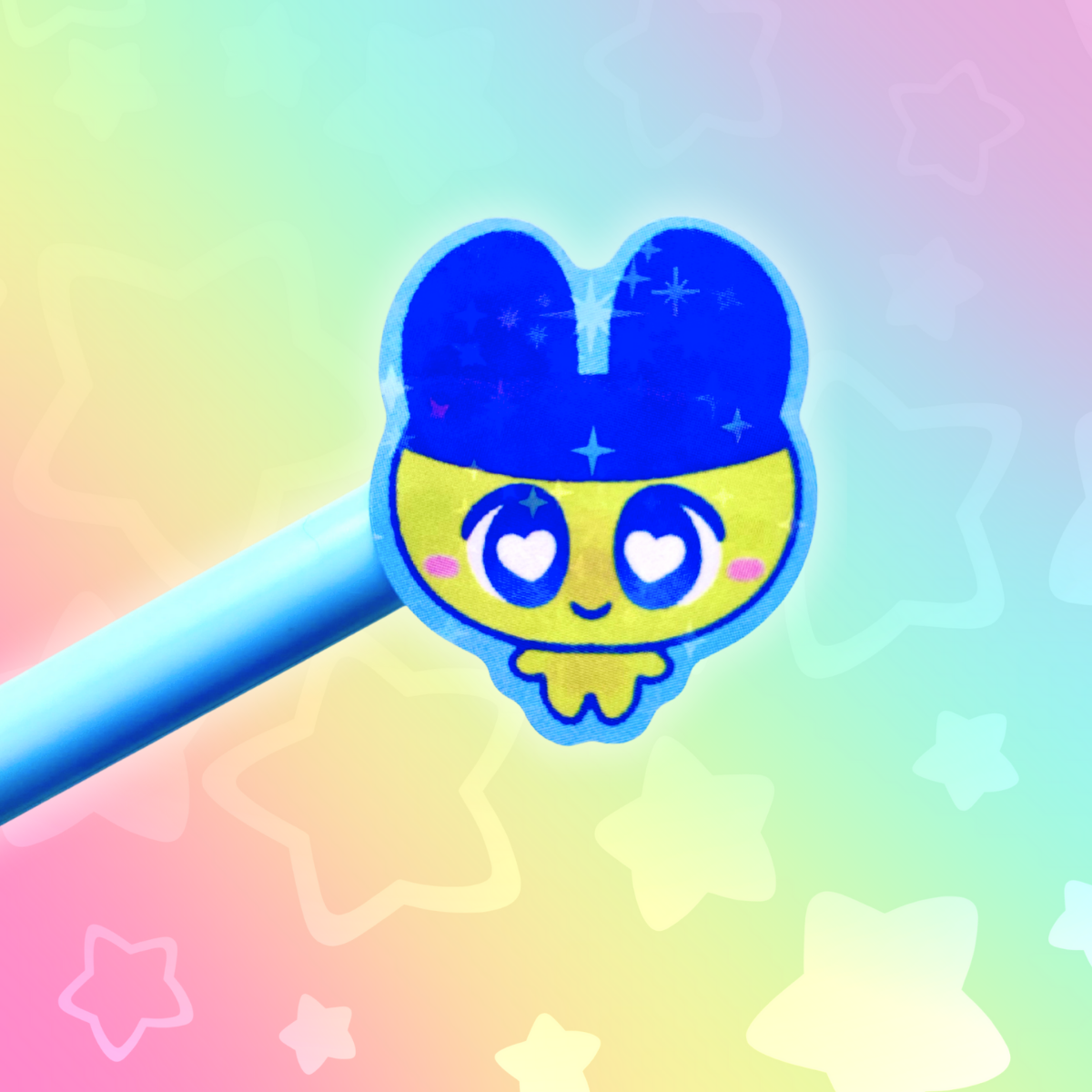 Tamagotchi 6"x4"Vinyl  Holographic Sticker Sheet
