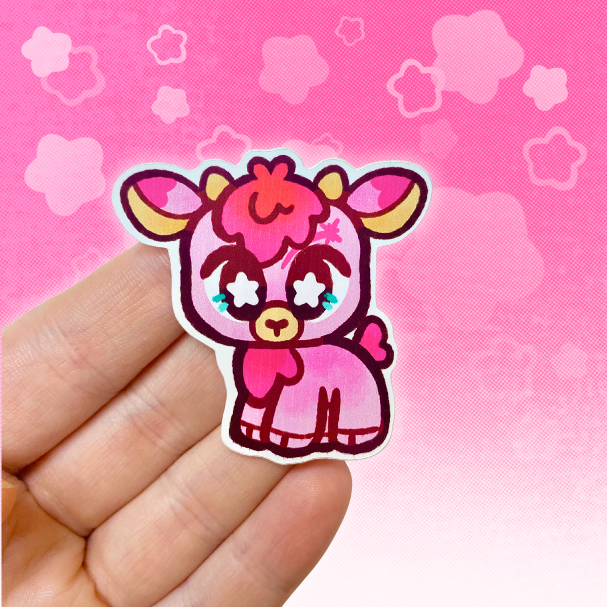LPS Pink Goat Glossy 2" Vinyl Sticker