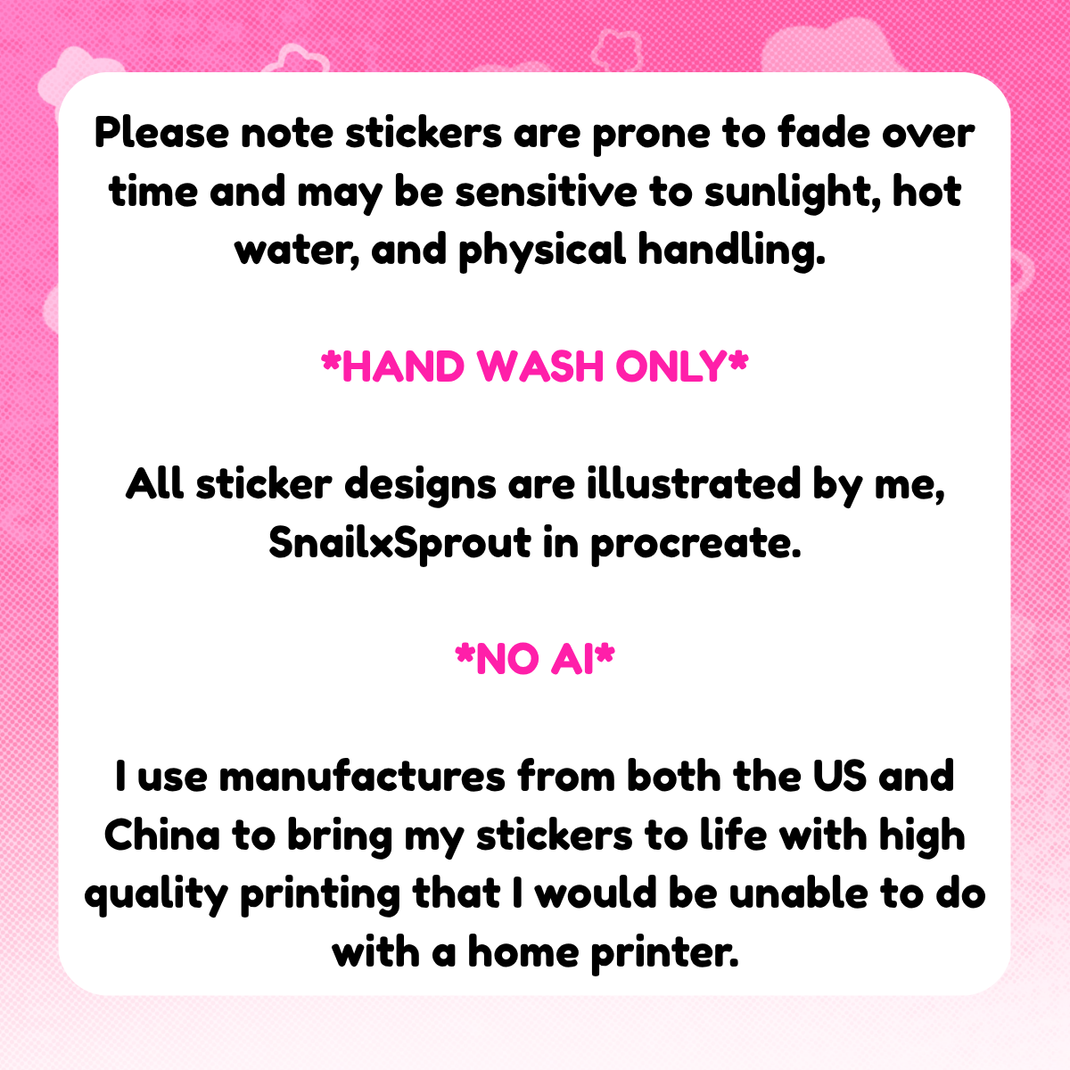 LPS Pink Deer 2" Glossy Vinyl Sticker