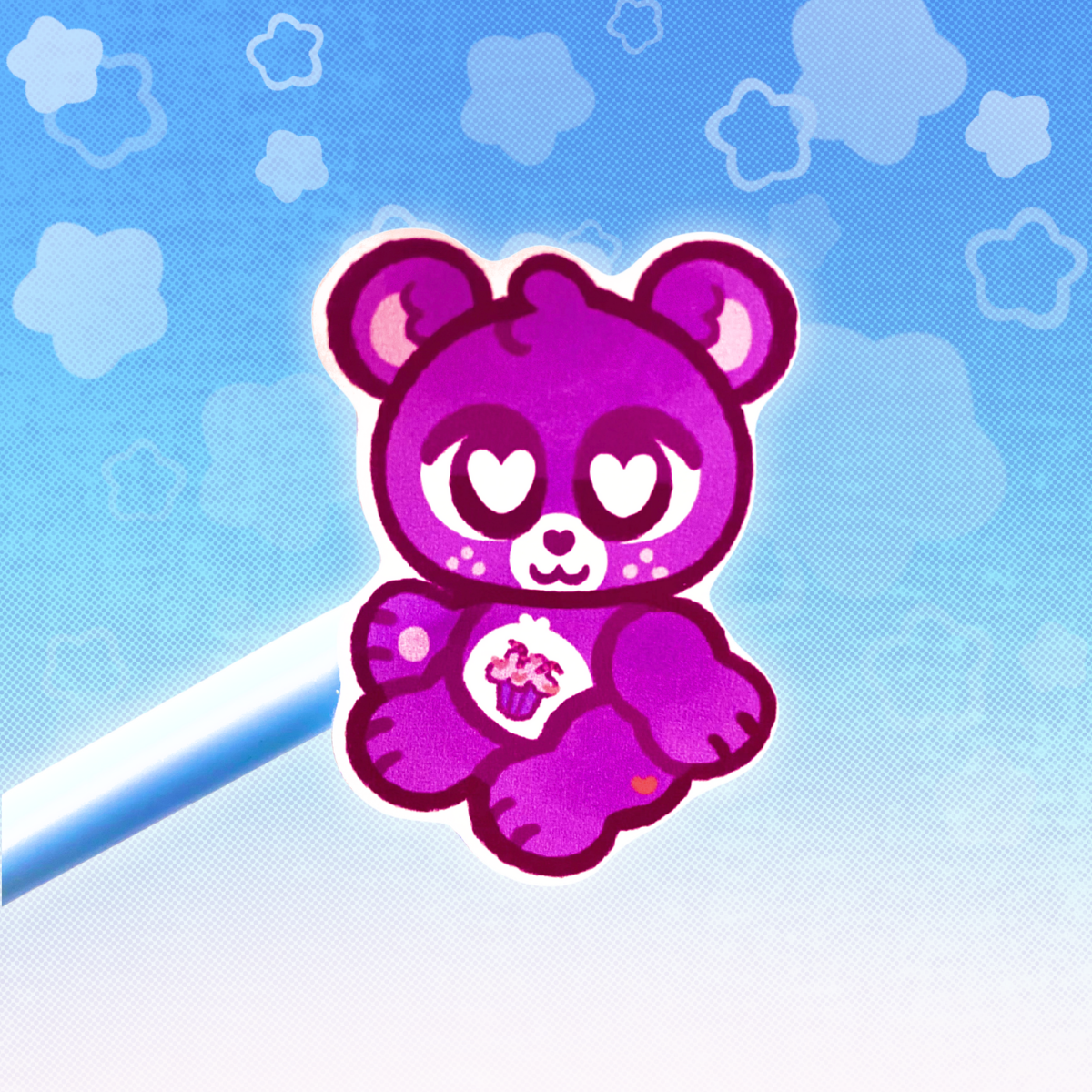 Carebear 6"x4"Vinyl Sticker Sheet