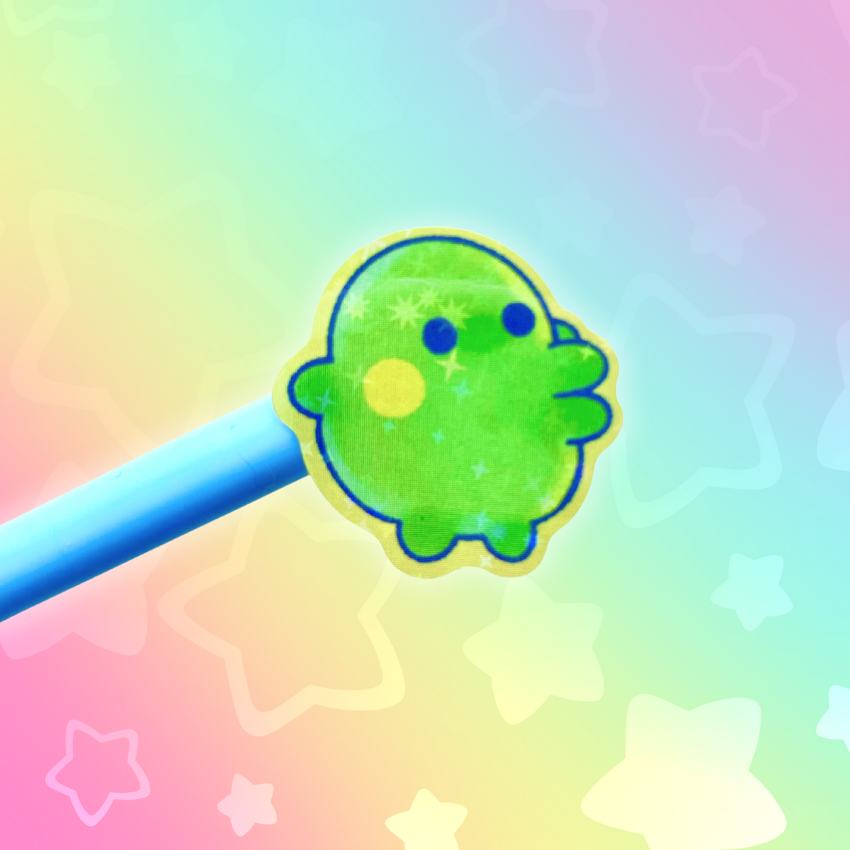 Tamagotchi 6"x4"Vinyl  Holographic Sticker Sheet
