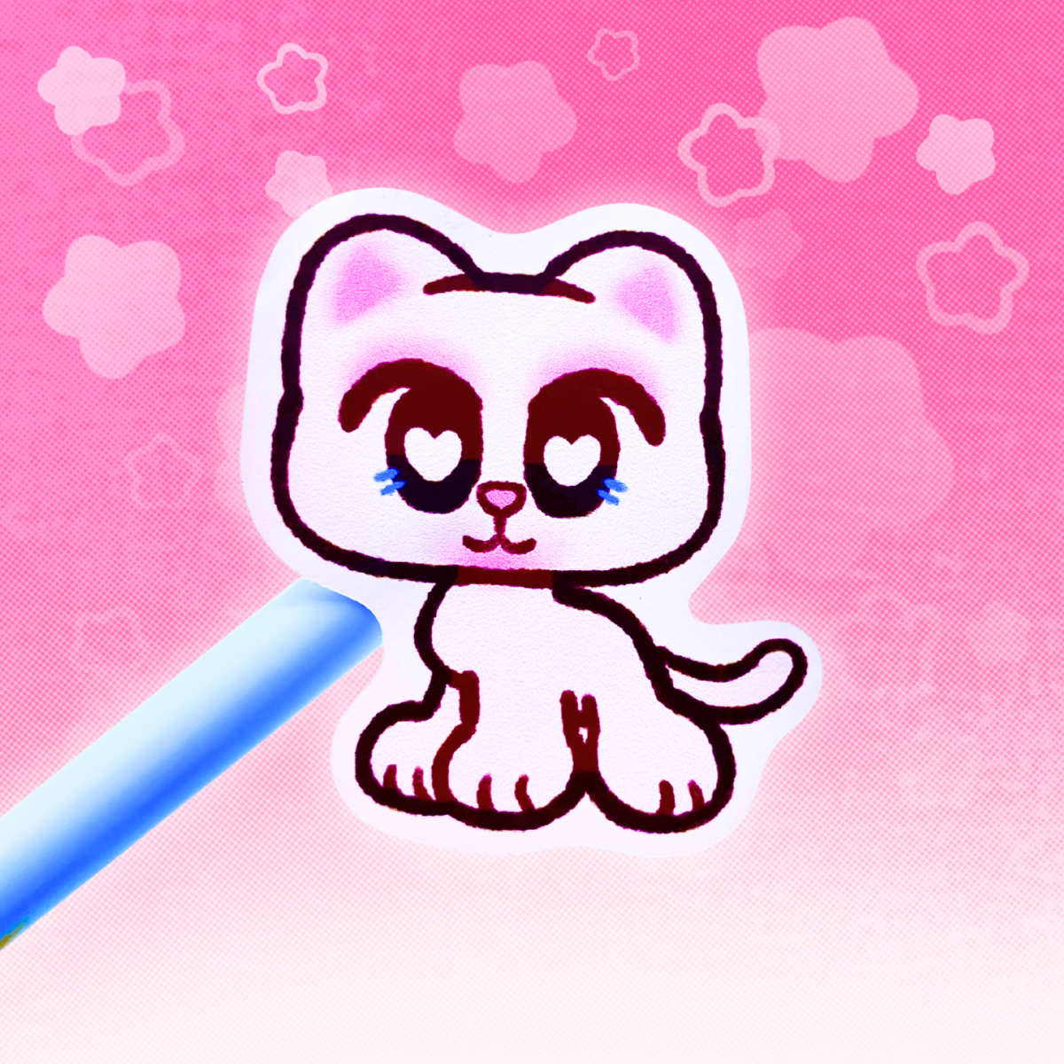 LPS Cats 6"x4"Vinyl Sticker Sheet