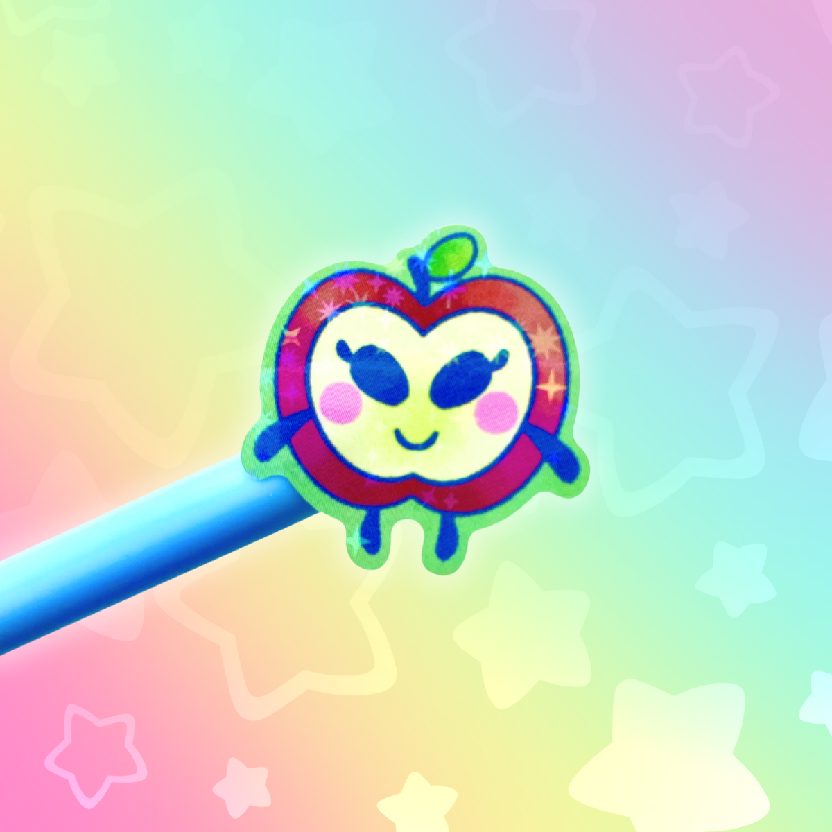 Tamagotchi 6"x4"Vinyl  Holographic Sticker Sheet