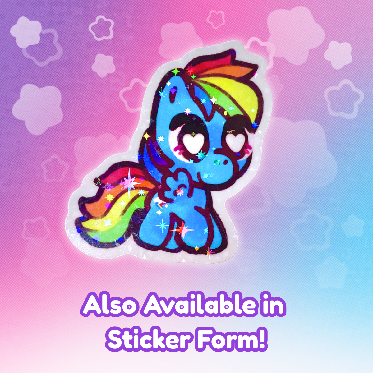MLP Rainbow Dash 2" Acrylic Keychain