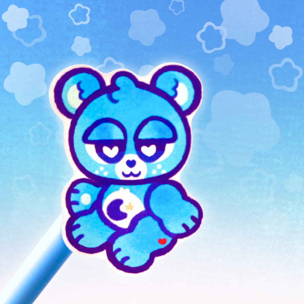 Carebear 6"x4"Vinyl Sticker Sheet