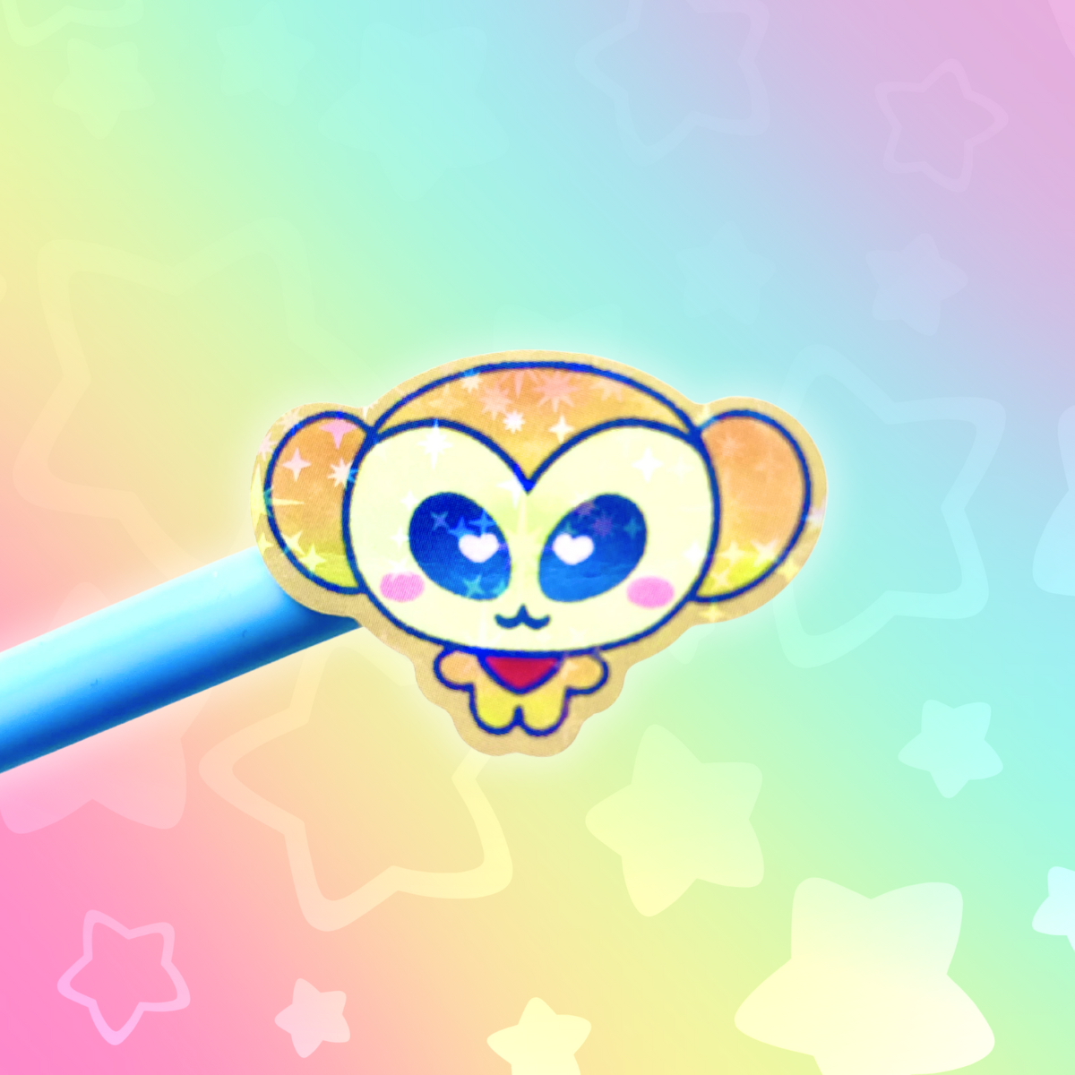 Tamagotchi 6"x4"Vinyl  Holographic Sticker Sheet