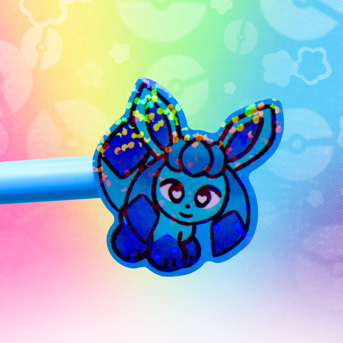 PKMN Eeveelutions 4"x4" Holographic Sticker Sheet