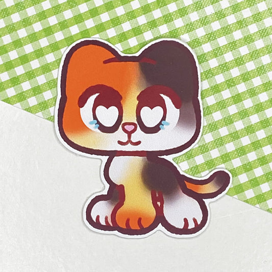 Calico Cat 2" Glossy Sticker