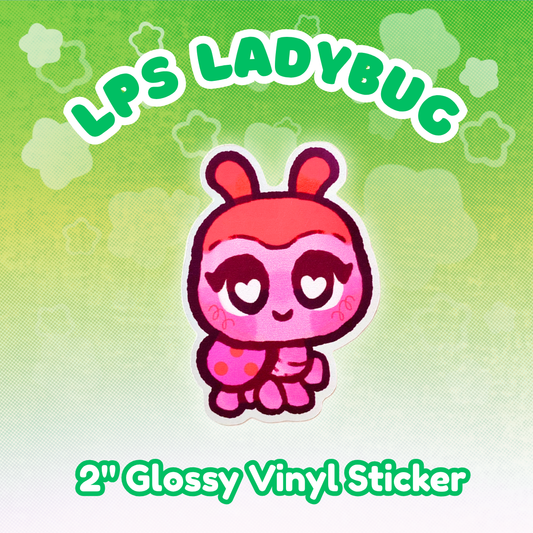 LPS Ladybug 2" Glossy Vinyl Sticker