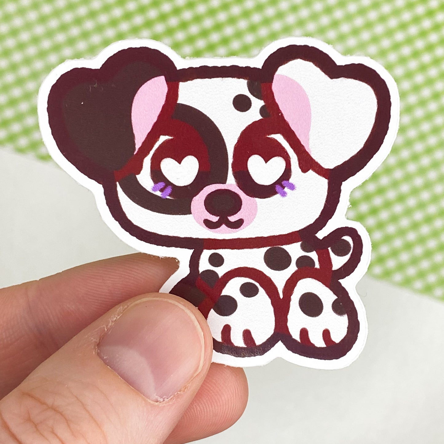 Littlest Dalmatian 2" Glossy Sticker