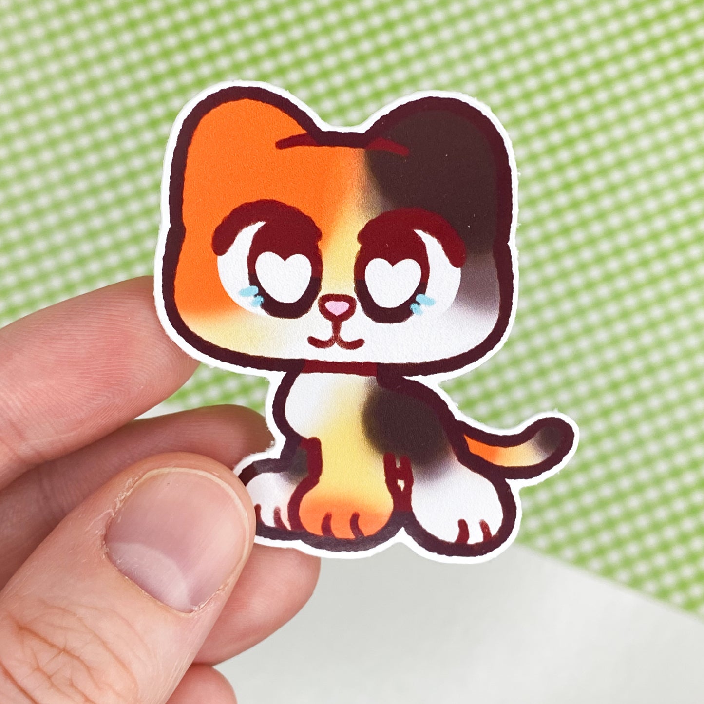 Calico Cat 2" Glossy Sticker