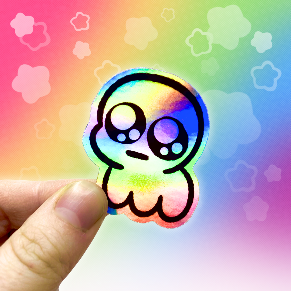 TBH Autism Creature 2.5" Rainbow Holographic Sticker