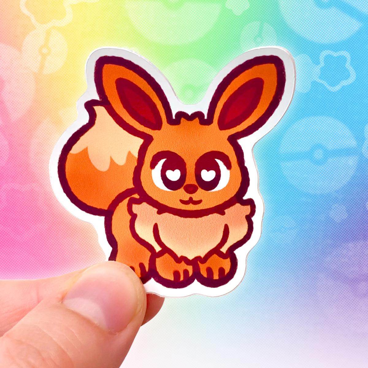 PKMN Eevee 2" Glossy Vinyl Sticker
