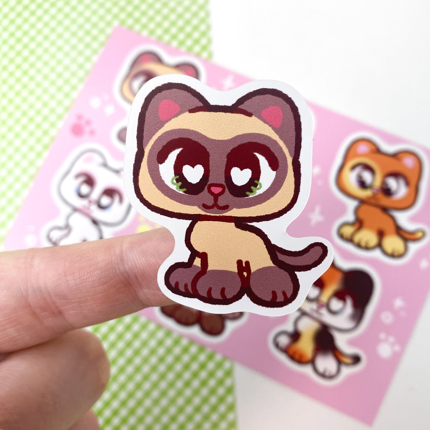 Littlest Cats 6"x4" Matte Vinyl Sticker Sheet