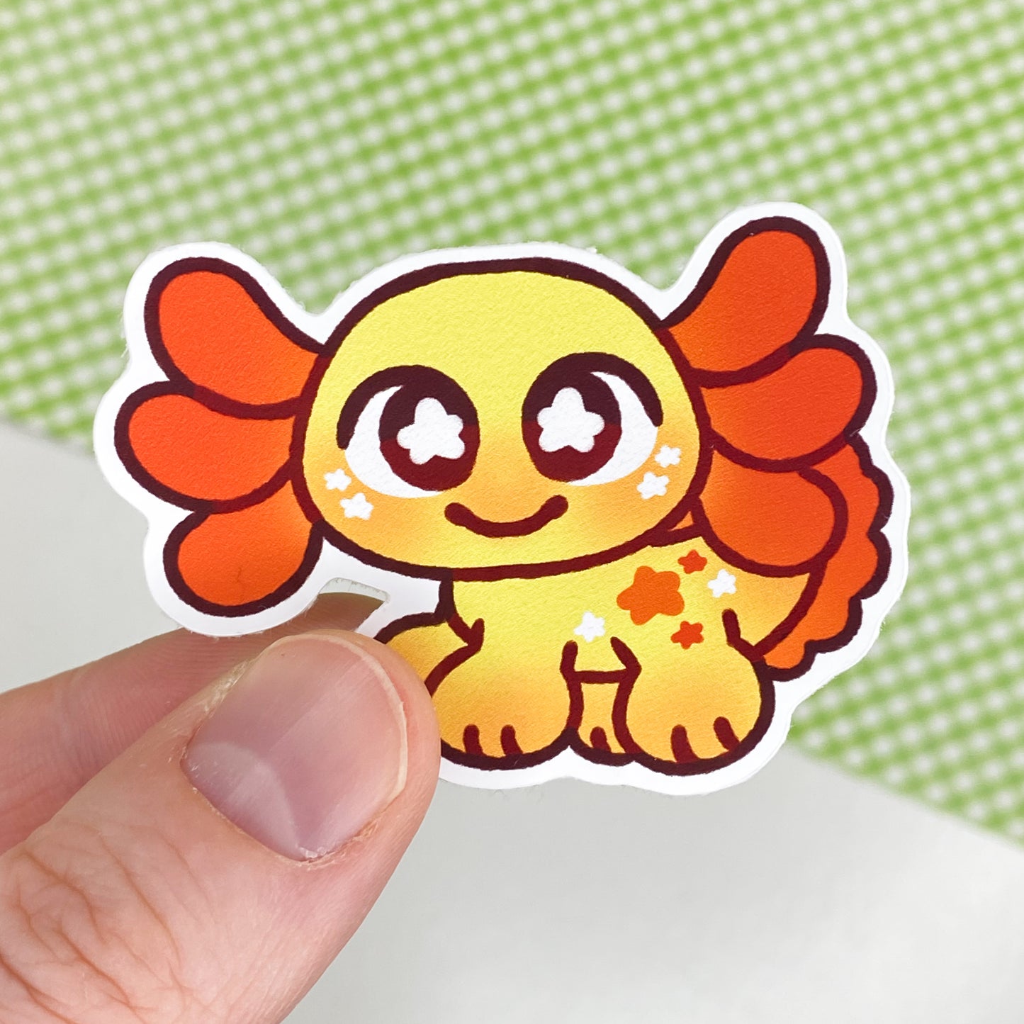 Littlest Axolotl 2" Glossy Sticker