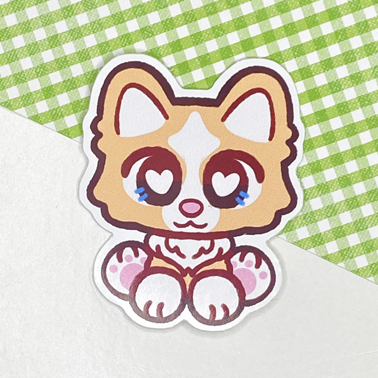 Littlest Corgi 2" Glossy Stickers