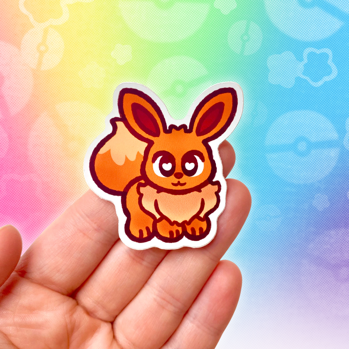 PKMN Eevee 2" Glossy Vinyl Sticker