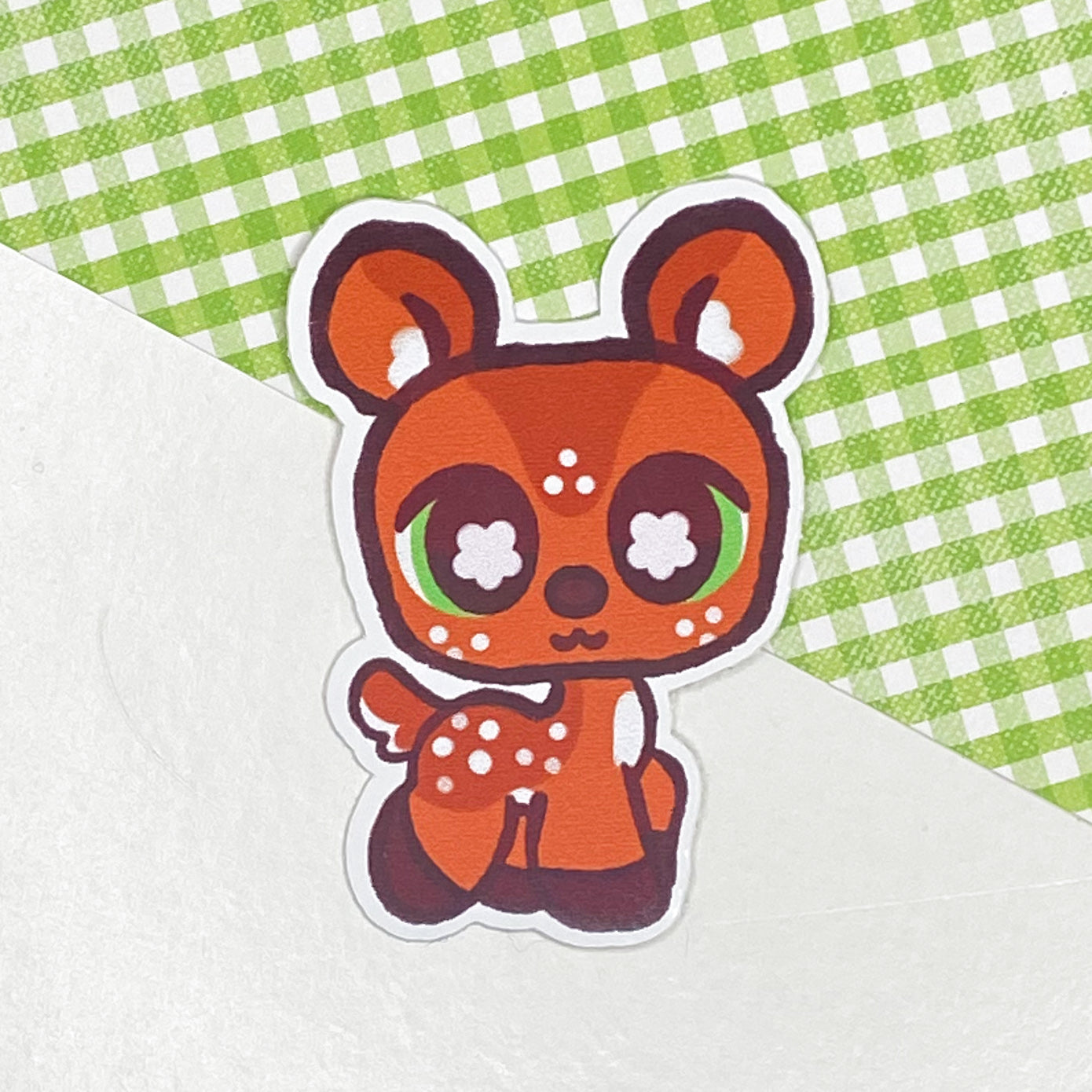 Littlest Deer 2" Glossy Sticker