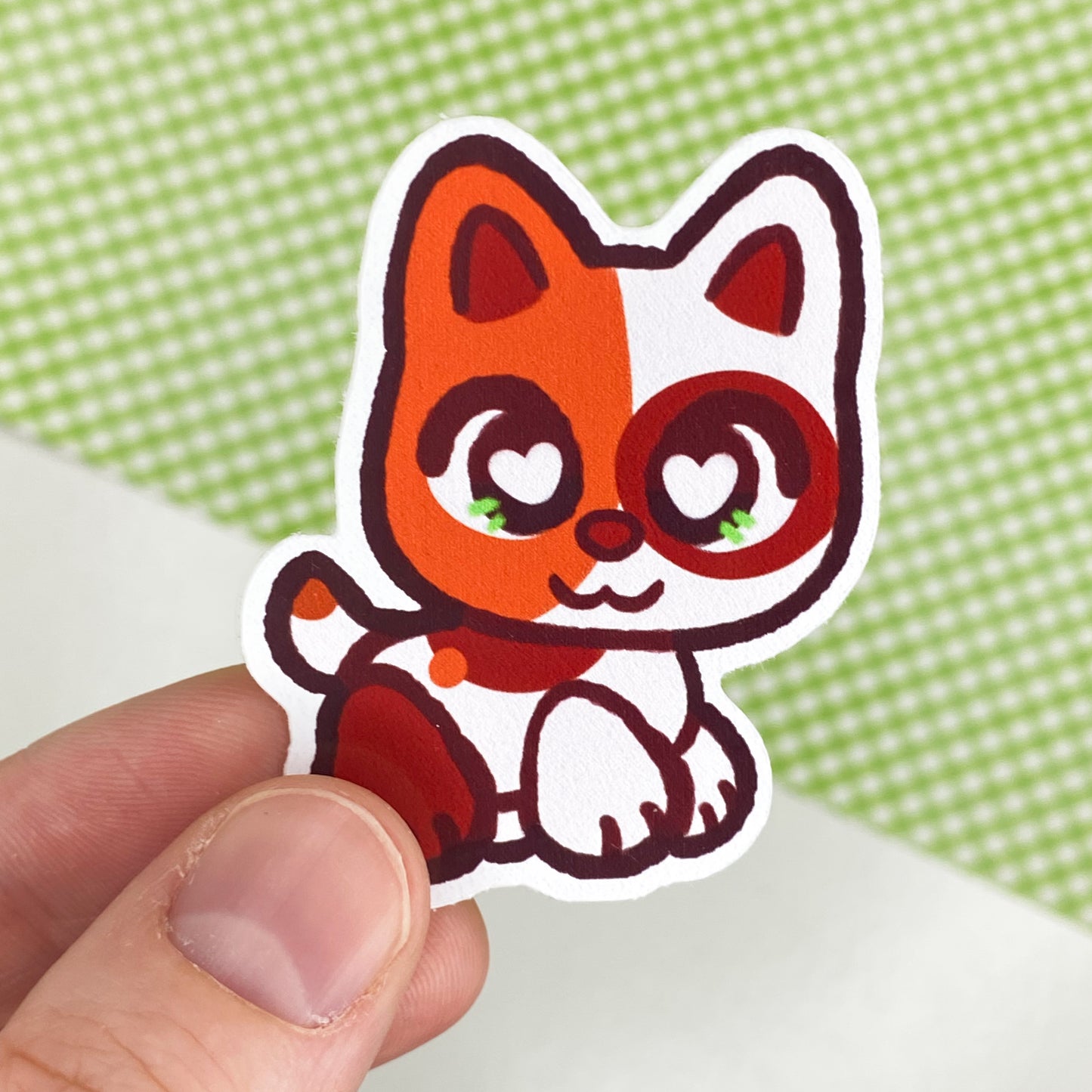 Littlest Spotted Shepard 2" Glossy Sticker