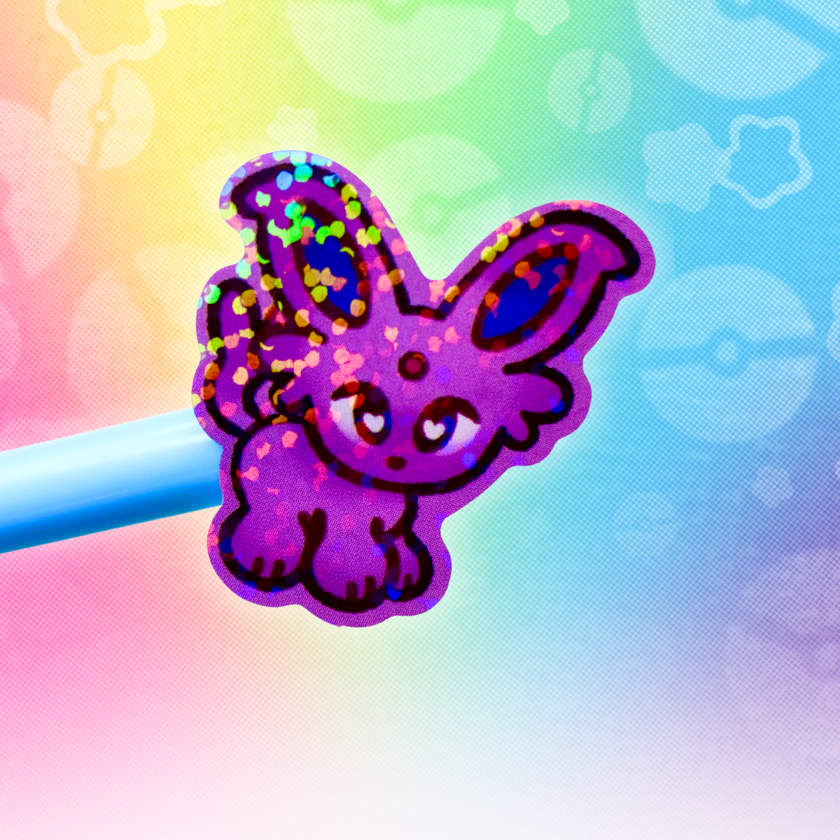 PKMN Eeveelutions 4"x4" Holographic Sticker Sheet