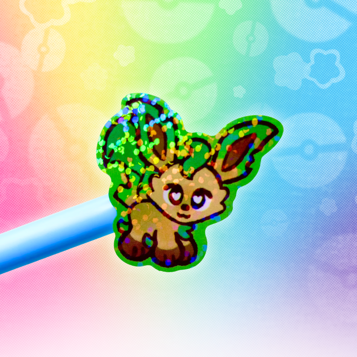 PKMN Eeveelutions 4"x4" Holographic Sticker Sheet