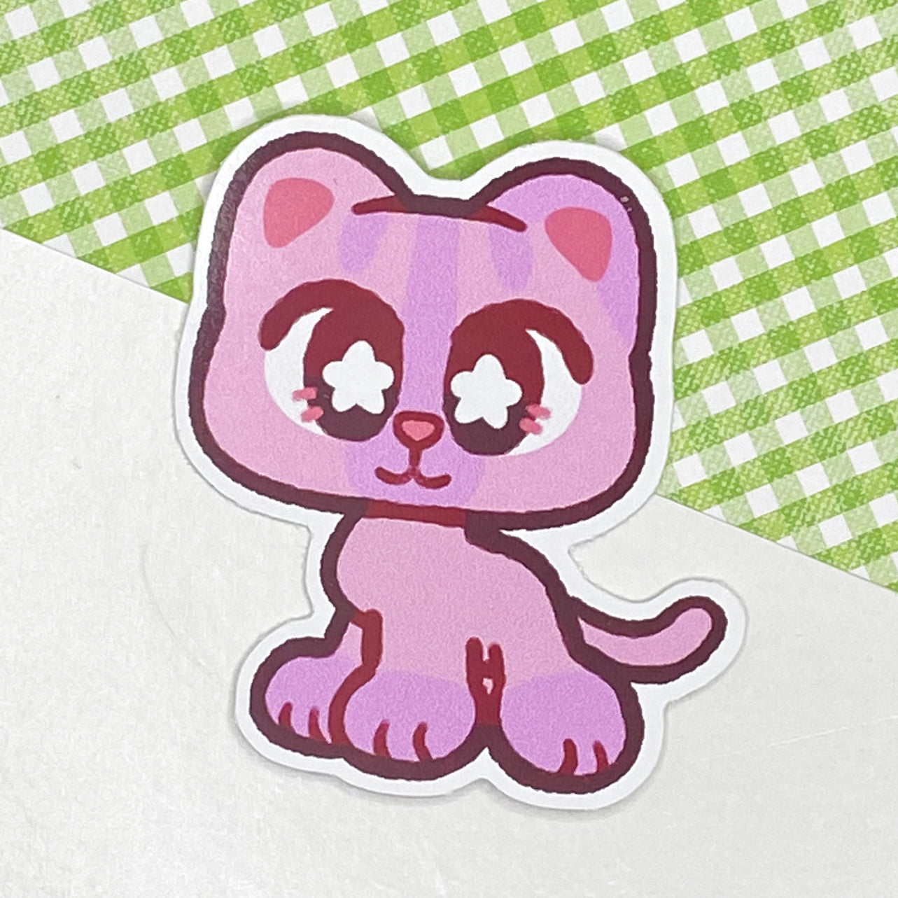 Littlest Pink Cat 2" Glossy Sticker