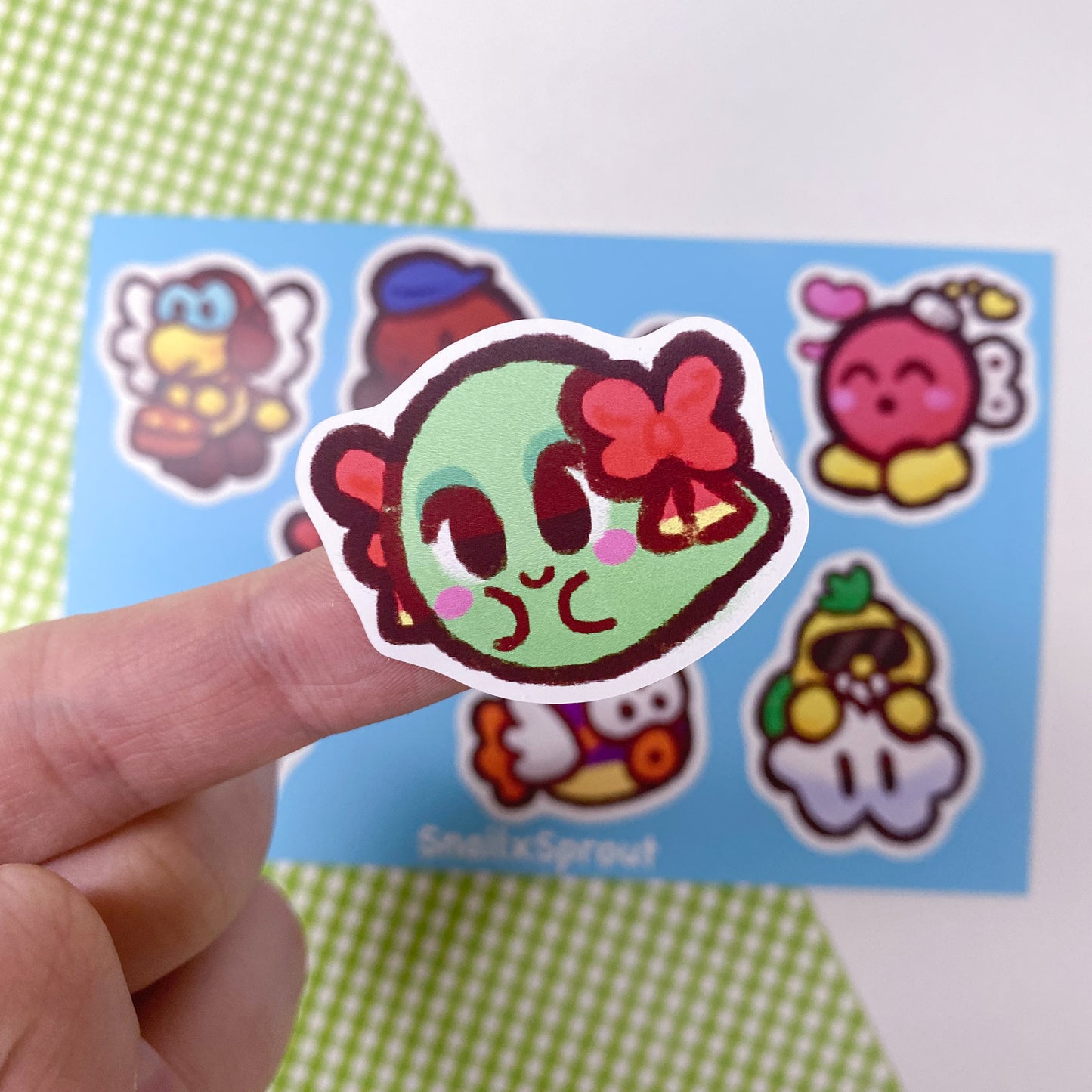 Paper Mario 6" x 4" Matte Vinyl Sticker Sheet